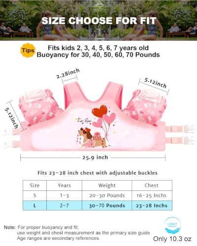 Image of AEOCOO Puddle Float Jumper for Swiming, Toddler Swim Vest for Water Play, Pool Floats with Swimming Arm Floaties Swim Jacket & Water Wings for Kids Swimmies, Boys, Girls, Ninos