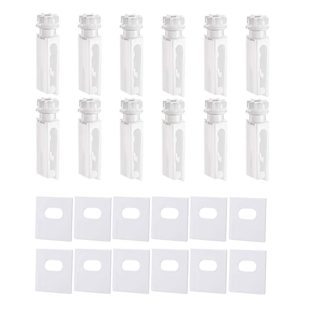 Uanqfegy Vertical Blind Repair Kit - Replacement Tabs Stem Clips