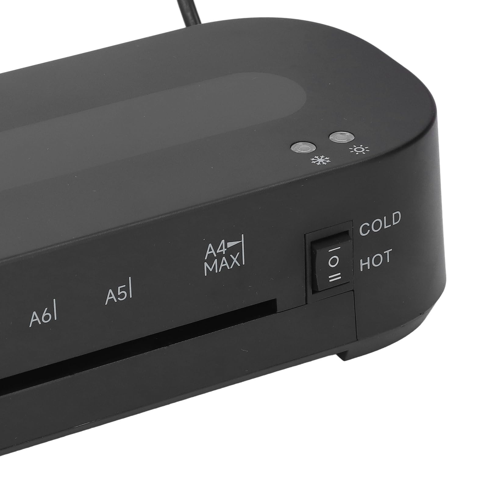 A4 Laminiergerät Schnellheizung A4 bis 3 Zoll 230mm Breite 80 bis 125mic 320mm / min Laminiergerät für Zuhause Schule Büro ABS Touch Bedienung