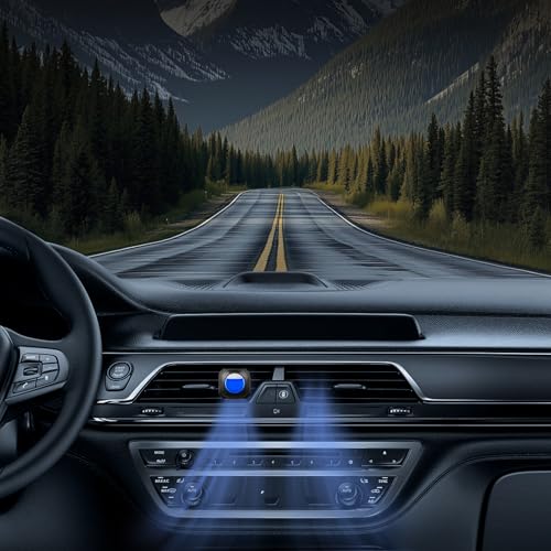 Image of JUSTTOP Crystal Ice Scent Car Air Freshener Clip,Provides Long Lasting Fragrance Holding for Over 120 Days,4 Vent Clips,4ml Each,Car Accessories for Men or Women(Crystal Ice)