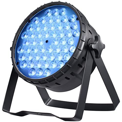 BETOPPER Luces discoteca dj luz LED DMX Par 54*3W Luces escenario luz discoteca sonido light 150W disco foco RGB iluminación proyector estroboscópica para fiesta boda bar club Navidad 1 pack LPC015