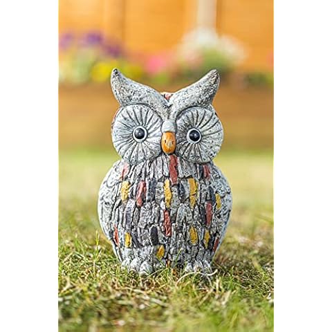 Garden Mile Owl Stone Effect Ornament Cover