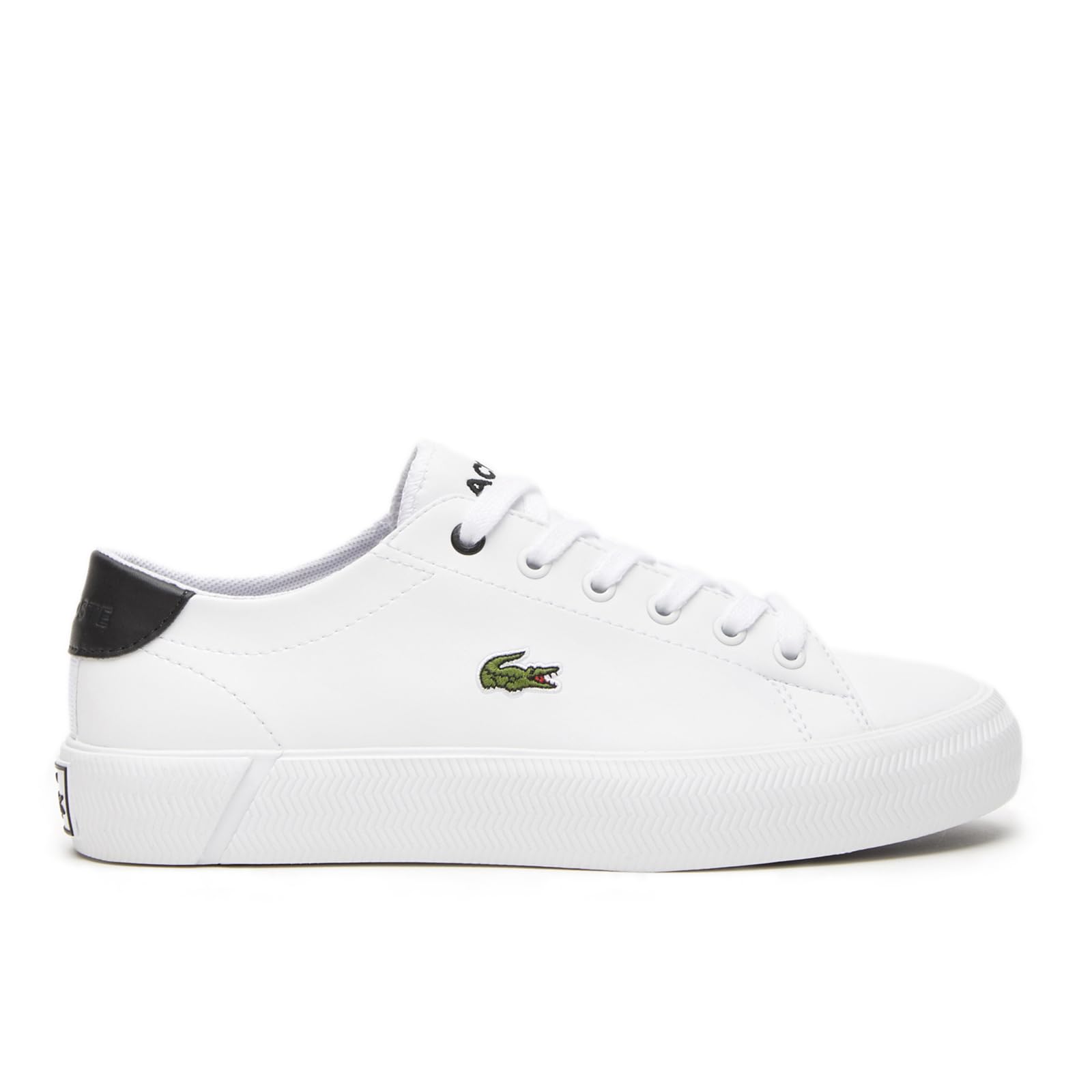 Lacoste Juniors Gripshot Synthetic Trainers White/Black (B0D5YH18VR) Amazon Price History, Amazon Price Tracker