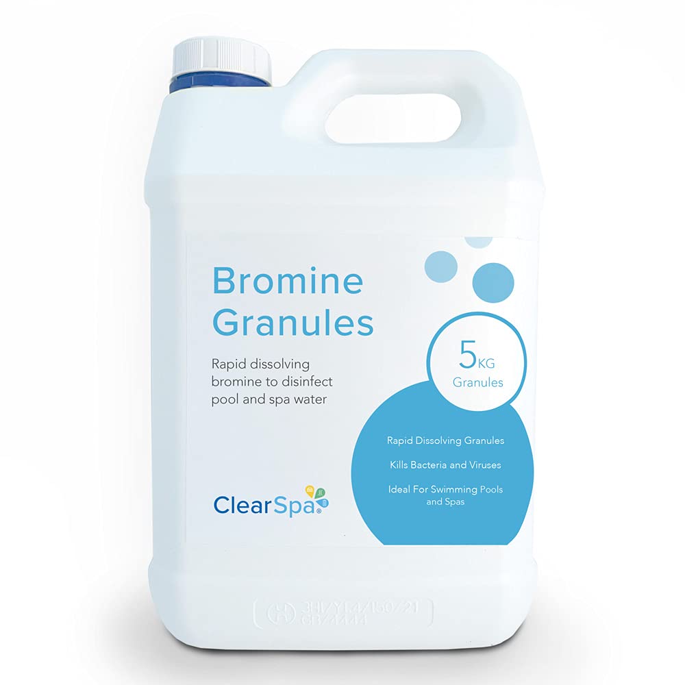 Buy ClearSpa Bromine Granules 5kg Suitable for all Hot Tubs, Swimming Pools and Spas Water