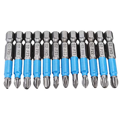 Bits destornillador PH2 de impacto evitan el desgaste de tornillos con punta magnética 5