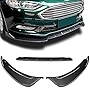 Q1-Tech Q1-TECH, Front Bumper Lip fit for compatible with 2017-2018 Ford FusionMondeo, Front Bumper Lip Spoiler Air Chin Body Kit Splitter Painted Glossy Black, (SPORT-Style)