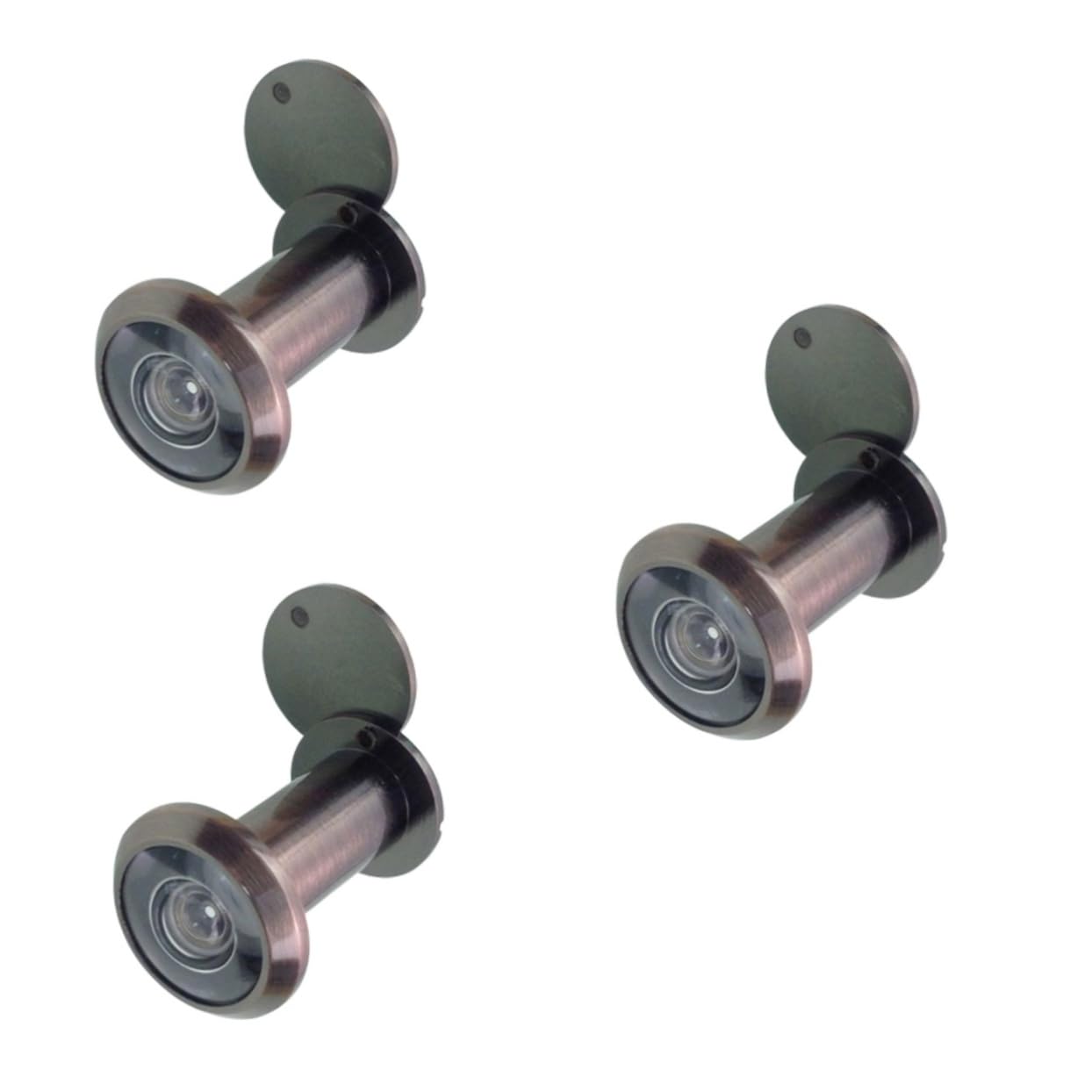 Visionneuse de porte en bronze robuste UKCOCO optique grand angle de haute précision