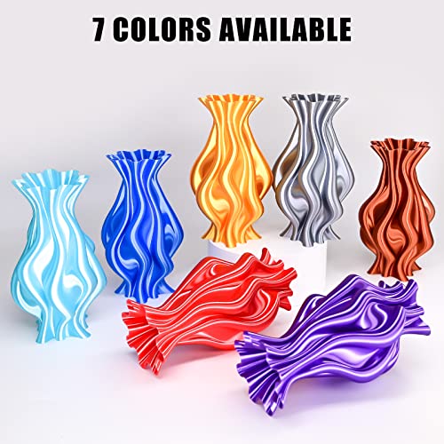 Image of OVV3D Silk PLA Filament 1.75mm, Upgrade Purple PLA Filament 3D Printer Filament, Silk Purple 3D Printing Filament, 3D Filament 1.75 + /- 0.02mm, Silk 1.75 PLA Filament for 3D Printer and 3D Pen, 1kg