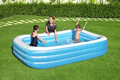 Bestway Family Pool 'Deluxe' Blau, 305 x 183 x 56 cm