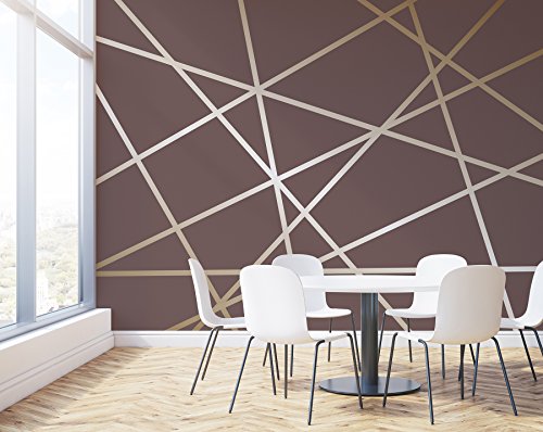 Wall Rogues FDM50577 Chocolate Pinnacle Wall Mural, Gold - Image 2