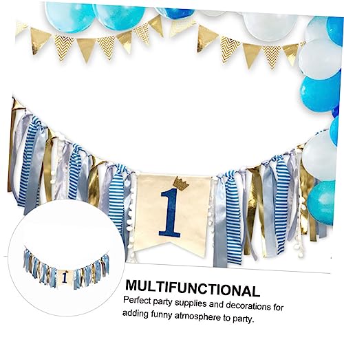 Uonlytech 3 Pçs Banner De Aniversário Puxar Bandeira Pendurado Banner Aniversário Bunting Guirlanda