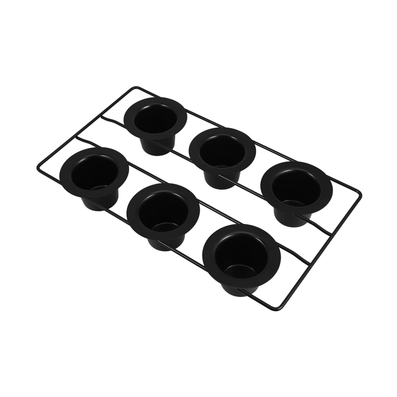 Amosfun Antihaft Muffinform 6 Tassen aus Kohlenstoffstahl für Muffins
