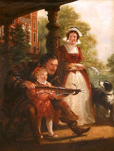 Poster La Lezione Di Balestra tableau vintage artistique pour chambre élégante