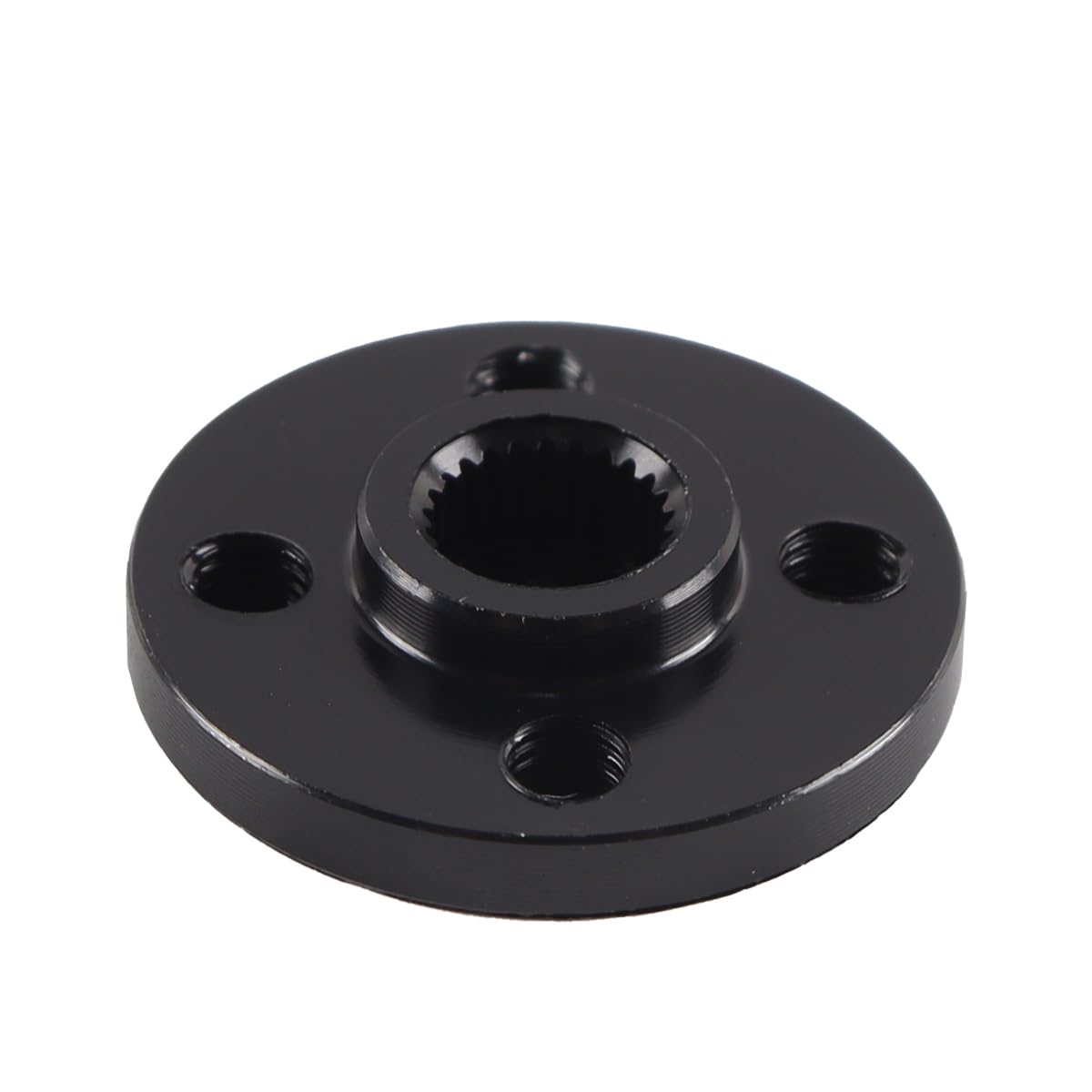 WANGCL 25T Servo Arm 5PCS 25T Round Type Horn Robot Aluminum Alloy CNC Standard Metal Rocker Servo Accessories Disc Steering Arm Black - Image 2