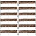 Produktbild vidaXL Weidenzaun Beeteinfassung Zaun Beetumrandung Palisade Sichtschutzzaun