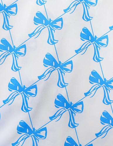 Women's 2 Piece Bow Pajamas Set Pink Pjs Cute Pj Set Summer Coquette Short Sleeve Button Down Lounge Sets Sleepwear3