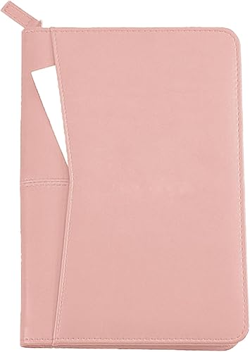 Miniatura 2 de Junior Business Padfolio - Carpeta A5 de piel sintética y carpeta con cremallera con bloc de escritura de 5 x 8 pulgadas y bolsillo interior de