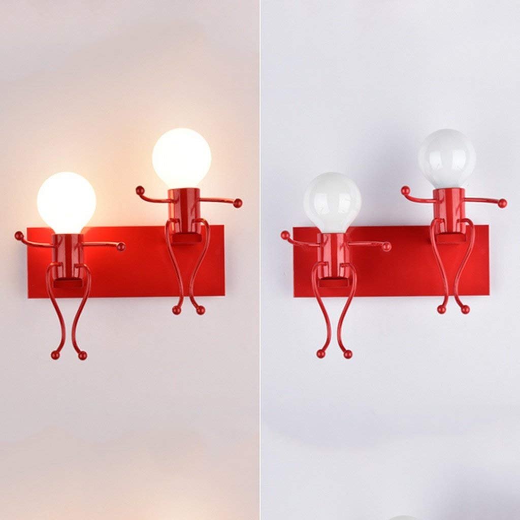 GZ La Lampada da Comodino Principale personalità di Stile Europeo ha Condotto la Lampada di Parete Moderna del corrimano della Scala della Camera da Letto delle Scale semplici della Camera da Letto