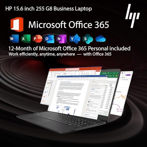 Image of HP New 15.6'' Business and Student Laptop(2025 /2026 Edition), Intel Powerful Processor, 8GB RAM, 256GB SSD, Ultra Quiet Design, Long Battery Life, Wi-Fi 6, Windows 11 Pro with Microsoft Office, WOWPC