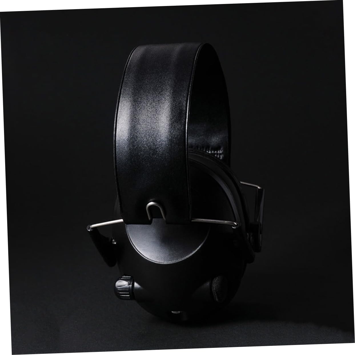 Protección Auditiva Electrónica Ajustable Negra Abs 21db | Diadema Regulable, Captación de Sonido, Cascos Cancelacion Ruido para Tiro