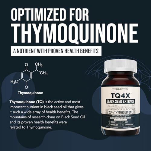 Triquetra Health TQ-Advanced 4X Black Seed Oil Capsules