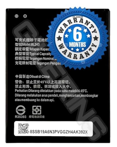 Image of Original BL243 Battery for Lenovo K3 Note K50a40 / A7000 A5500 A5600 A7600-M Battery with 6 Month Warranty**** (Q248)