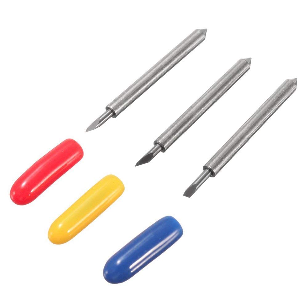 15pcs 30 45 60 Degree Roland GCC Cutting Plotter Vinyl Cutter Blade + soporte