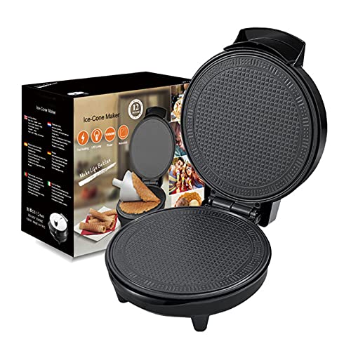 yeacher Máquina elétrica de rolo de ovo máquina de waffle máquina de fazer casquinha de gelo, máquin
