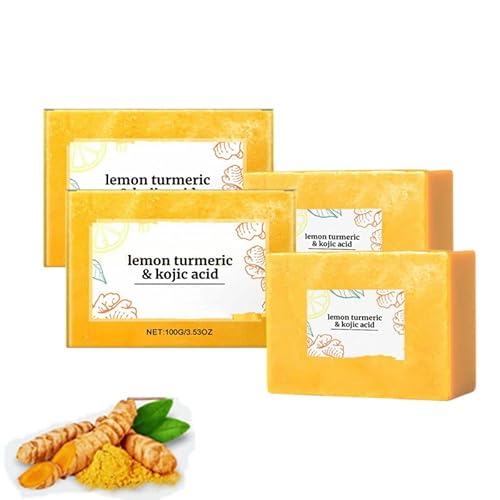 REW_̃V~ΌCr^~CzCLemon Turmeric & Kojic Acid Brightening SoapCƑ̂Ɏg郌^[bNΌBׂĂ̔^Cv-2