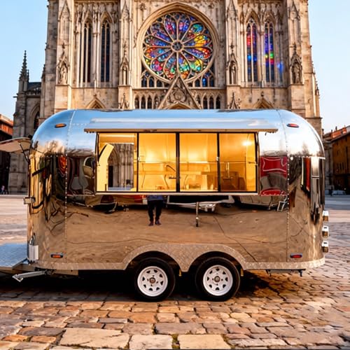 Customizable Concession Trailer Business Kit, Modular Food Truck with Pre-Installed