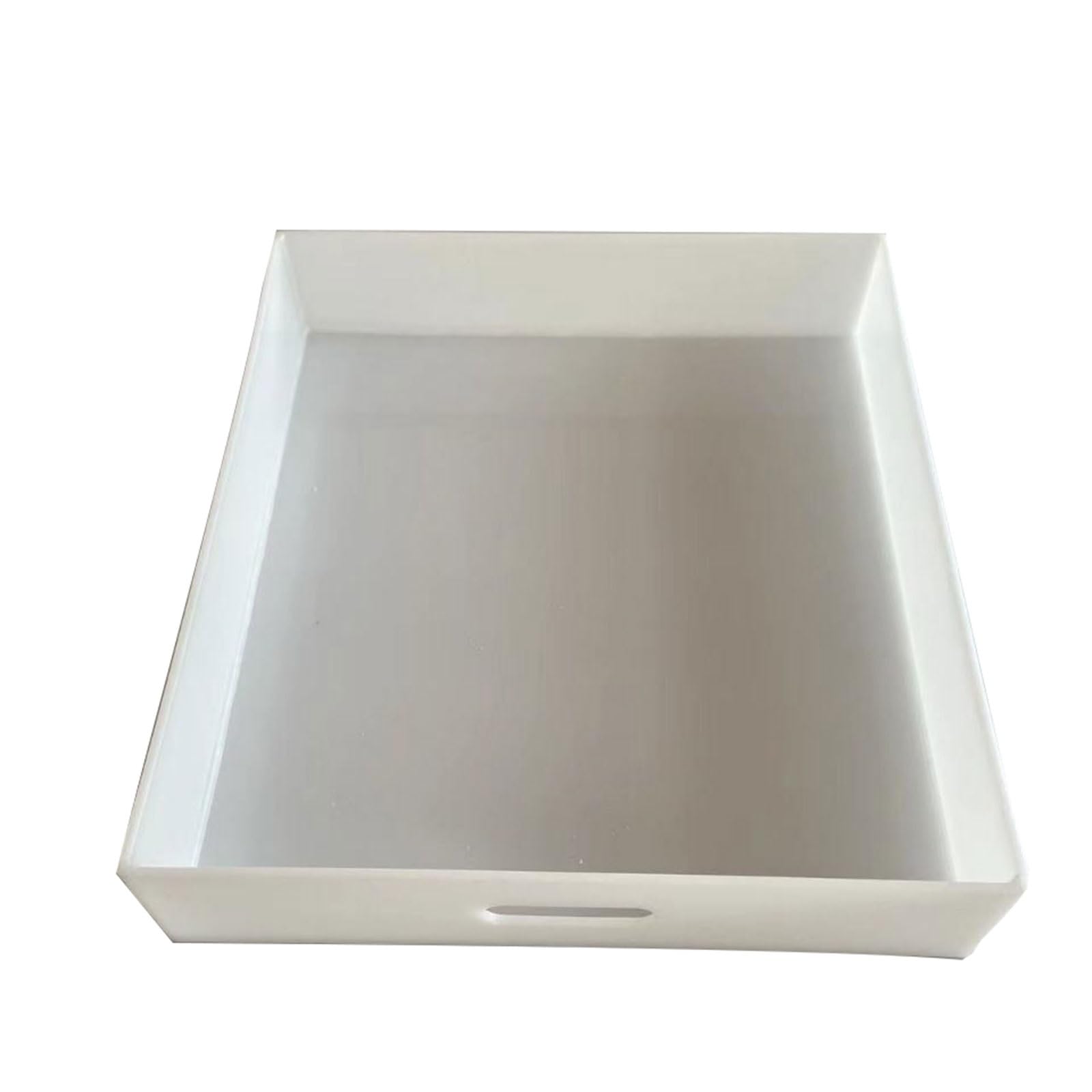 Bandeja de goteo de polipropileno versátil de 8 x 8 x 2 pulgadas, 39 x 39 x 2 pulgadas, ideal para cambios de aceite, colección de aire acondicionado, almacenamiento de alimentos, uso en laboratorio