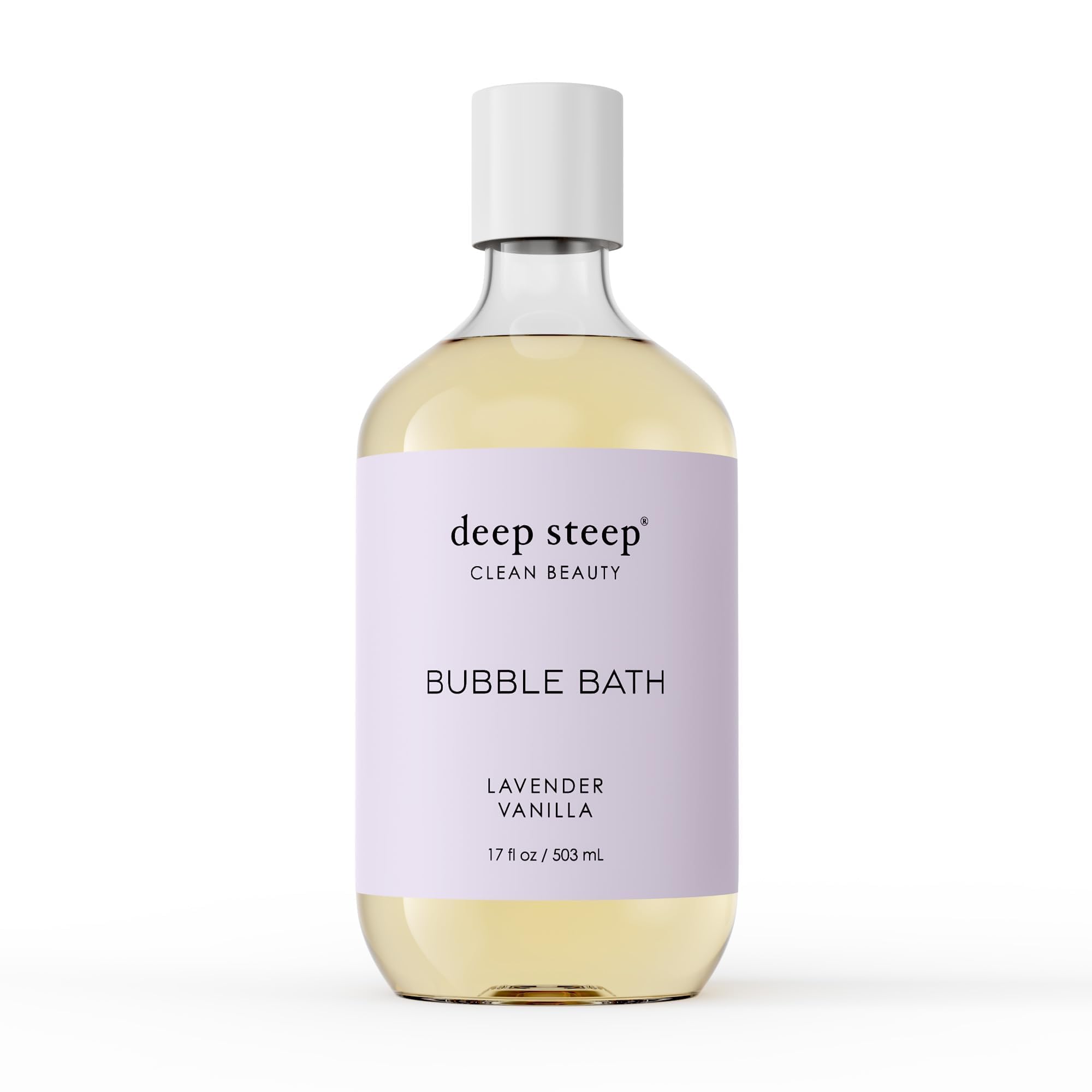 Deep Steep Classic Bubble Bath, lawendowa wanilia, 17 Fluid Ounce