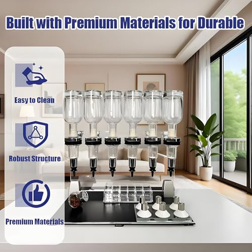 Professioneller manueller Parfümspender, Flüssigkeitsfüllmaschine Transferwerkzeuge, manuelles Spender-Set, einstellbare Pumpenköpfe und Prüfbecher für Geschäfte