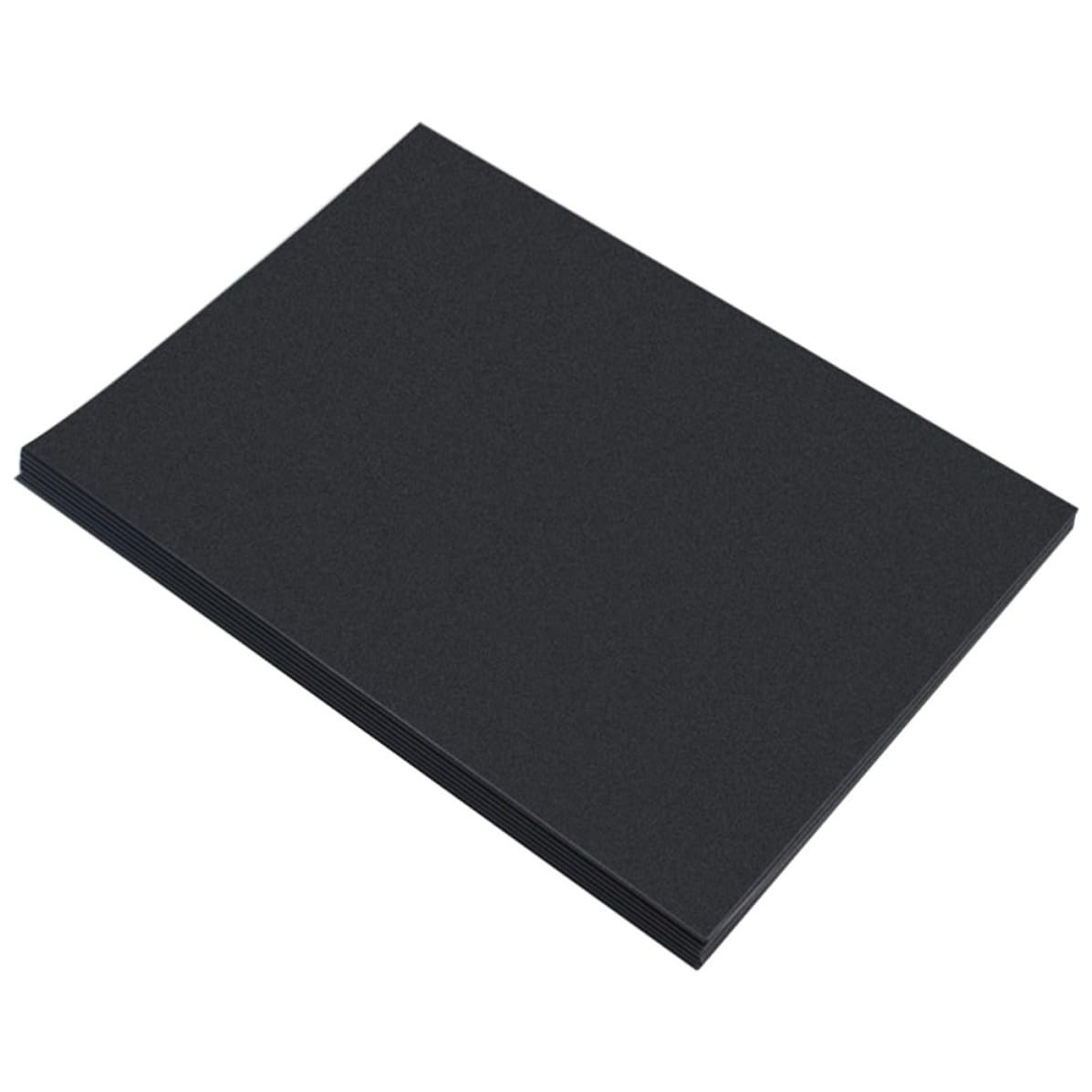 PHENOFICE 100 Stück A4 Schwarzes Bastelpapier 200gsm Wasserfest und Leicht zu Schneiden für Kinderkunst und Selbstgemacht Projekte
