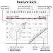 Cranbury Small 2020 Desk Calendar 8x6 (Red), Monthly Flip Desktop Counter Top Calandar with Bonus Planner Stickers for 2020 Calendars, Use to December 2020, Home or Office Calender