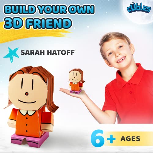 Image of CUBLES Toy Building Set, 3D Puzzle Meets Origami Kit, STEM Toys - The Dog Man Series - Sarah Hatoff