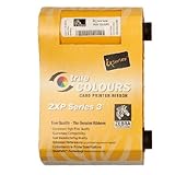 ZEBRA 800033-840 True Colours iX Series YMCKO Color Ribbon for ZXP Series 3 Card Printers. 200 Print