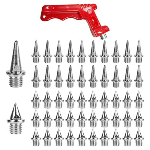 30 Pezzi Di Chiodi Appuntiti In Acciaio, 20 Pezzi Di Chiodi Lunghi, 1 Pezzo Di Levachiodi, Chiodi Sostitutivi Per Scarpe Da Corsa, Chiodi Per Viti Per Scarpe Sportive