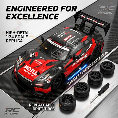 Image of The Little Ones 4x4 Rc Drifting Car - Rc Drift Cars High Speed Remote Control Drift Car 2.4GHz Remote Control Drift Stunt Off Road Cars 360 Rotation Toys for Kids & Adults Boys & Girls [Blaze X]