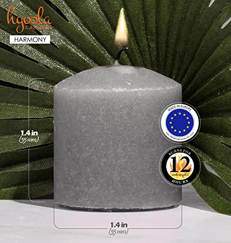 Image of HYOOLA Scented Votive Candles - Harmony Votive Candles -12 Hour Burn Time - 9 Pack - European Made