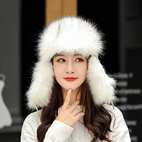 Chapka homme et chapeau russe chaud de bombardier unisexe pour l'hiver