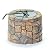 WEYLAND Tabletop Fire Pit Bowl - Table Top Firepit Balcony Decor and Smores Maker - Small Indoor, Outdoor and Personal Portable Fireplace for Patio Using Rubbing Alcohol Fuel - Stone Design