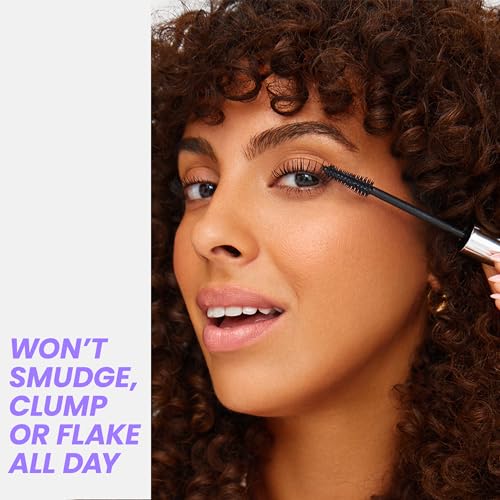 Wonderskin Mascara - Black Mascara for Volume, Length, and Curl - Lengthening, Volumizing & Smudge Proof Lash Makeup - Image 7