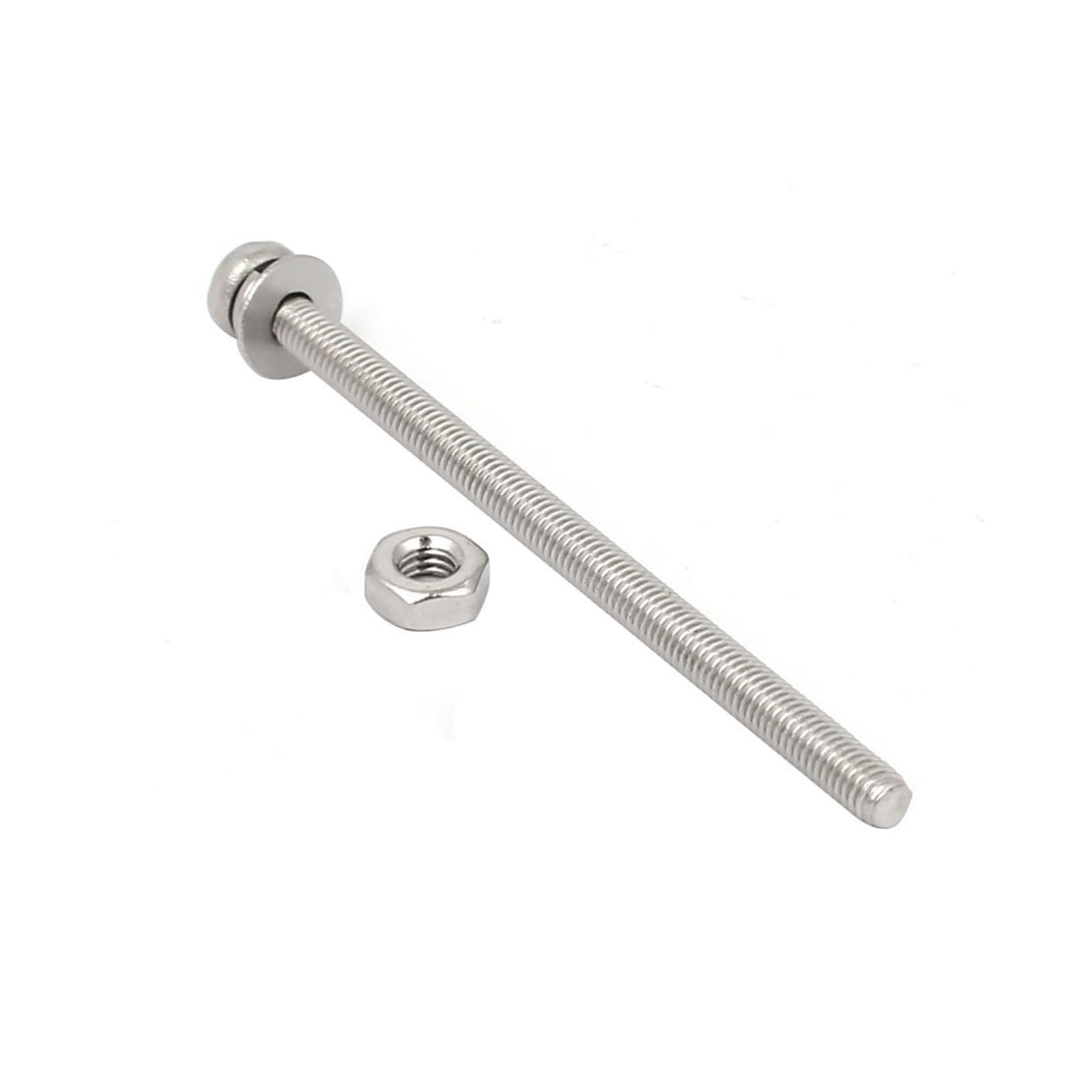 MACHSWON M3x50mm Pan Head Machine Screws 304 Stainless Steel Phillips Pan Head Bolt Extended Screw Nut with Washer 12 Sets - Image 3
