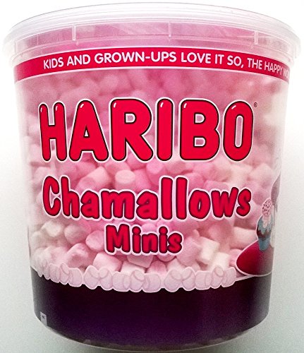 Haribo Chamallows Minis rosa y blanco de hidromasaje - 1 x 475gm