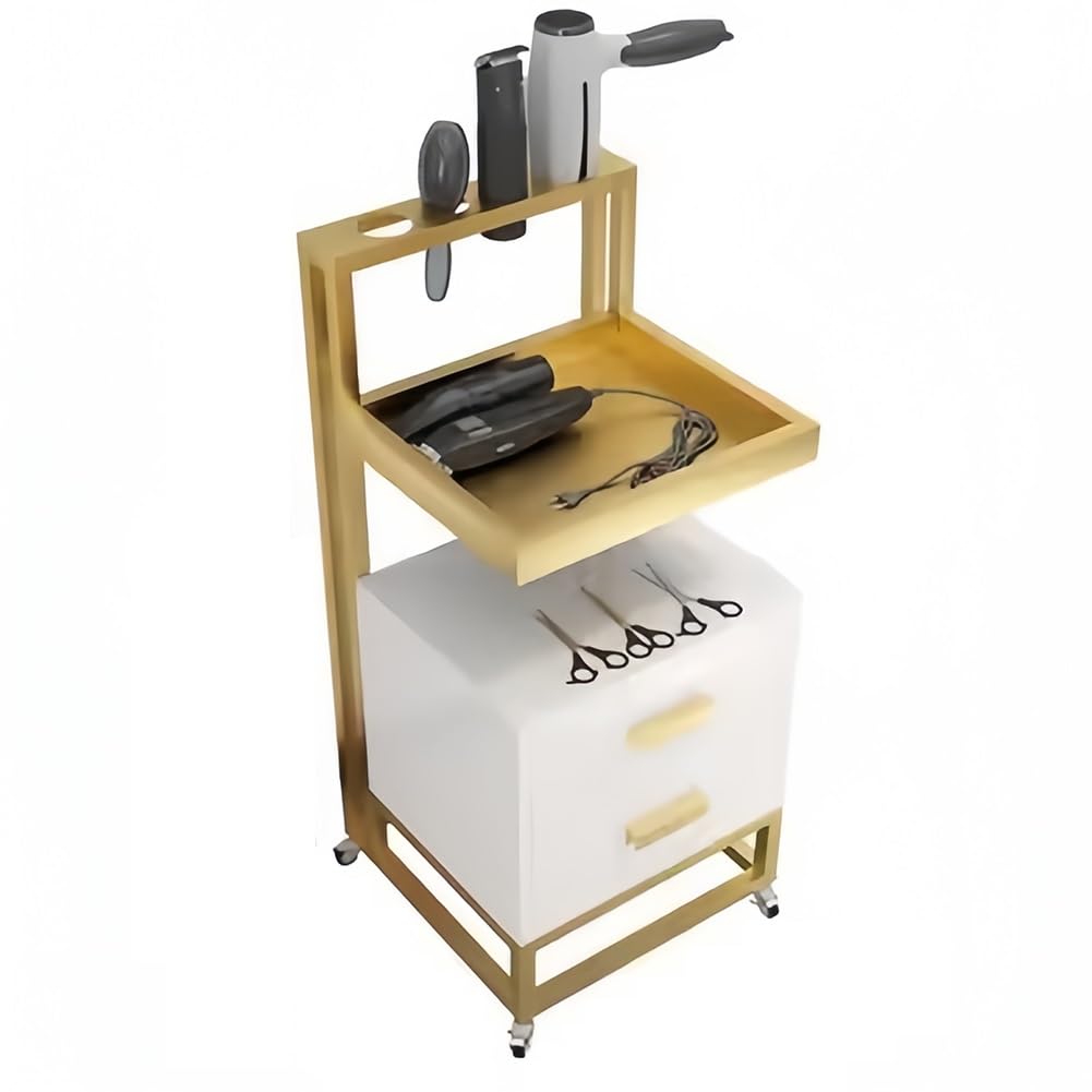 Generico Carrello per Parrucchiere, mobiletto portaoggetti per postazioni da Barbiere, postazione per Parrucchiere, Carrello per Salone di Bellezza, postazione per Salone di Bellezza per Parrucchiere