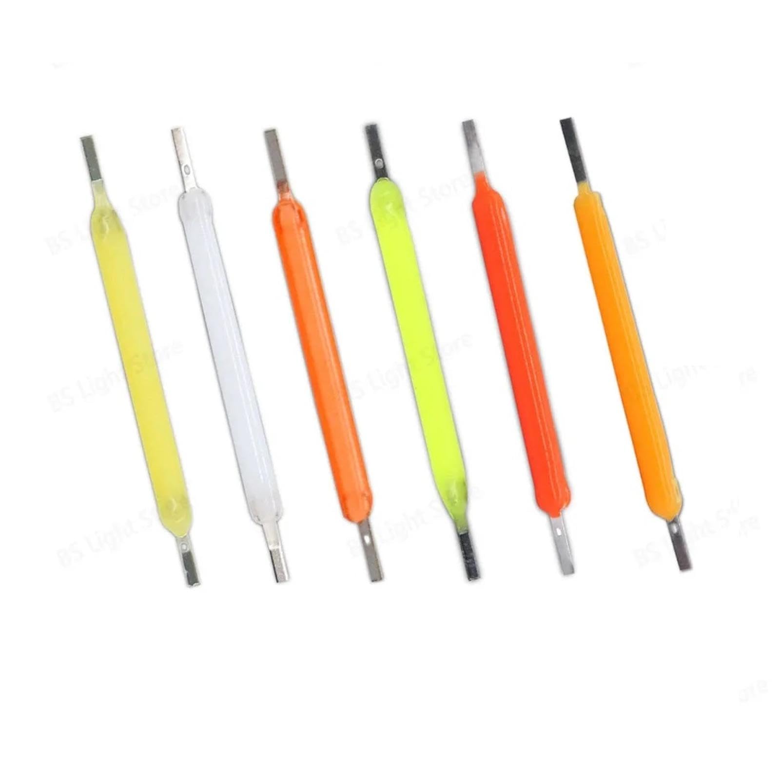 QIROGKC 10 Stück COB LED Filament DC 3V - Multi-Size (18,5-64mm) DIY Beleuchtungsset, 8 Farben DC3V-18,5mm Rosa