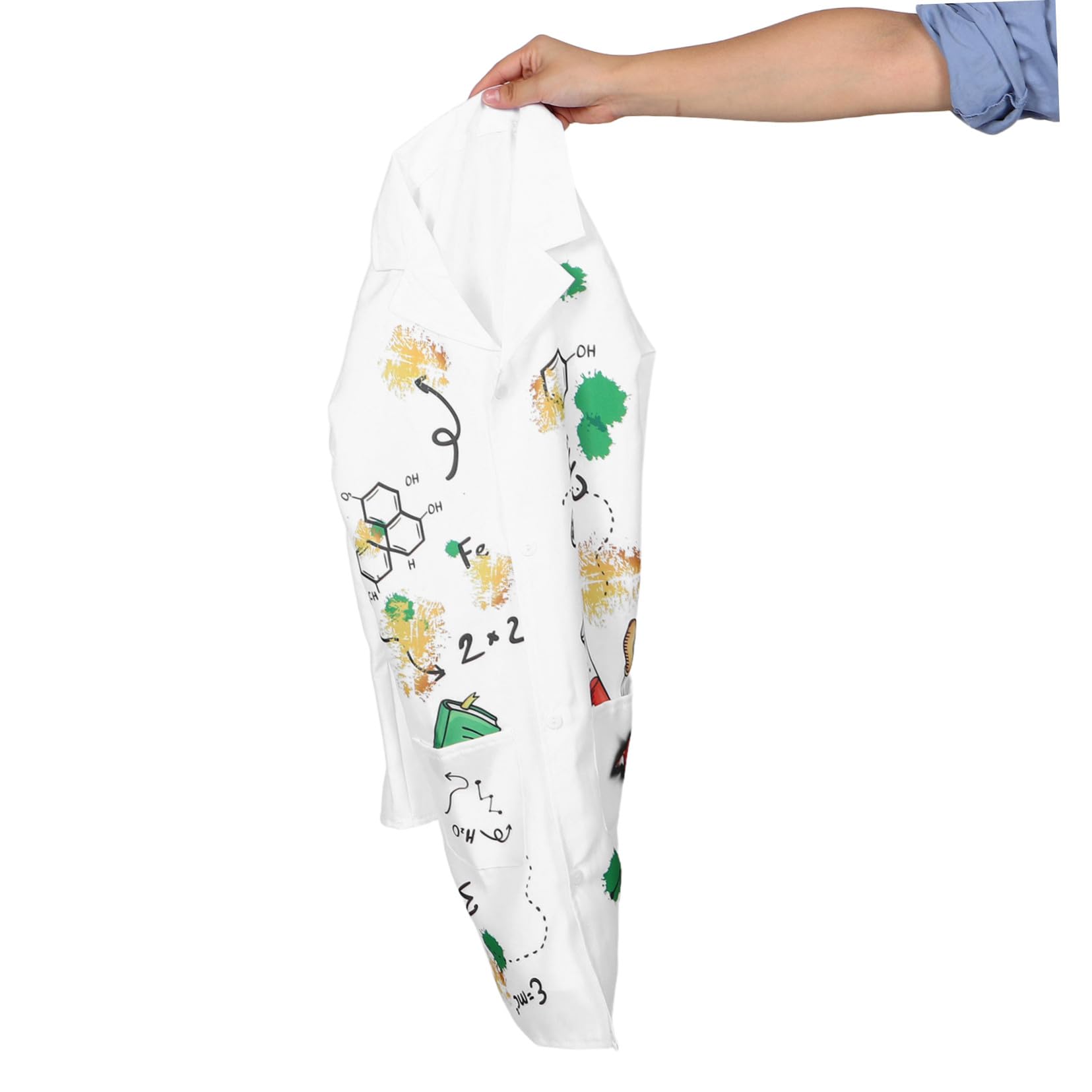 YARNOW Costume De Scientifique Pour Enfants Blouse De Laboratoire De Docteur Blouse Scientifique Déguisement De Carrière Pour Enfants