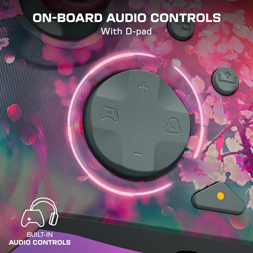 Image of Turtle Beach Rematch Advanced Wired Gaming Controller for Xbox & PC | Xbox Series X|S, Xbox One, PC, 2 Remappable Buttons, Hall-Effect Triggers, Audio Controls, Image Shifting Design, Kyoto Bloom