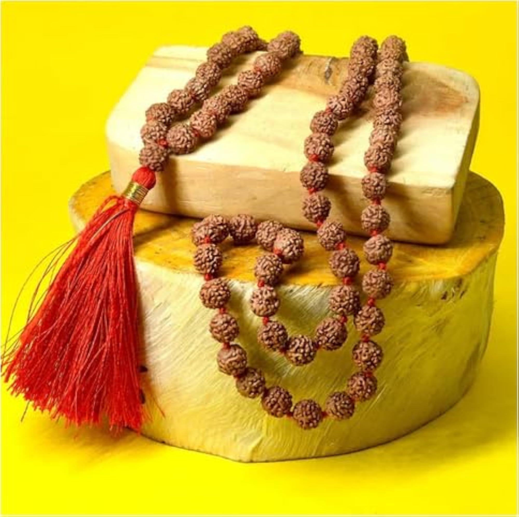 5 Mukhi Rudraksha Mala, Authentic Nepali Beads, Spiritual Gift